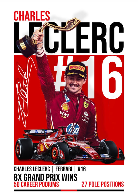Charles Leclerc Poster