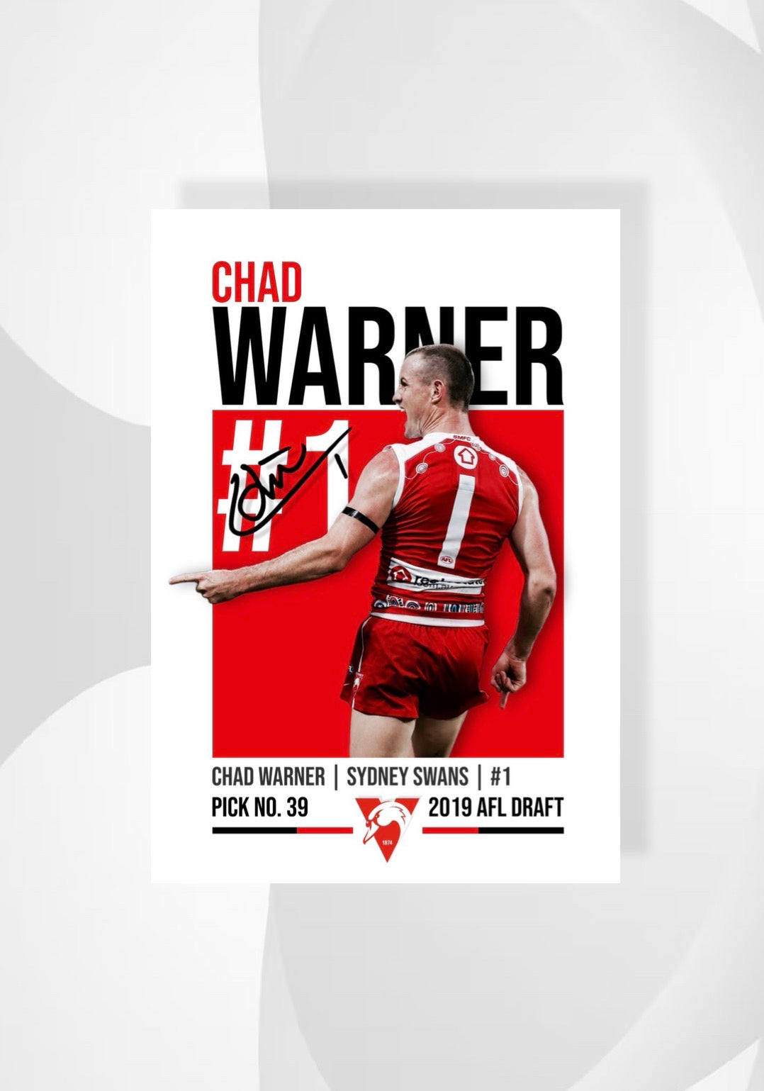Chad Warner | Sydney Swans AFL Poster