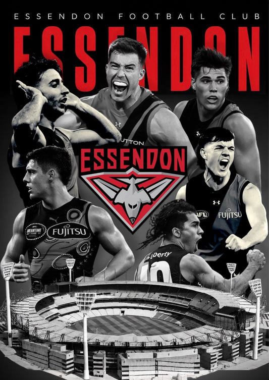 2026 Essendon | AFL Team Poster