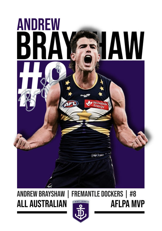 Andrew Brayshaw | Fremantle AFL Poster