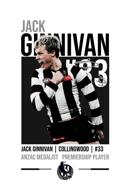 Jack Ginnivan | Collingwood AFL Poster