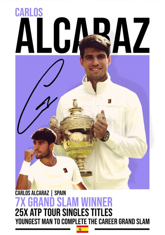 Carlos Alcaraz Poster