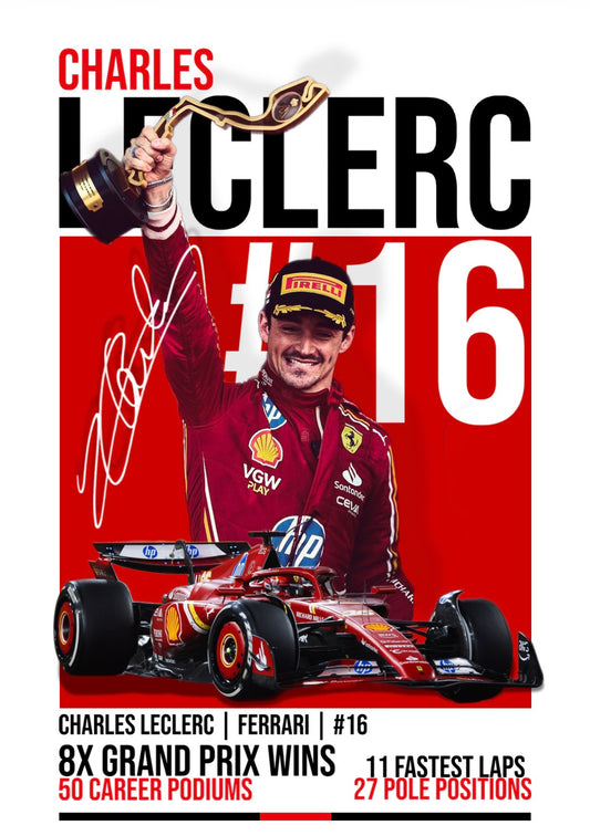 Charles Leclerc Poster