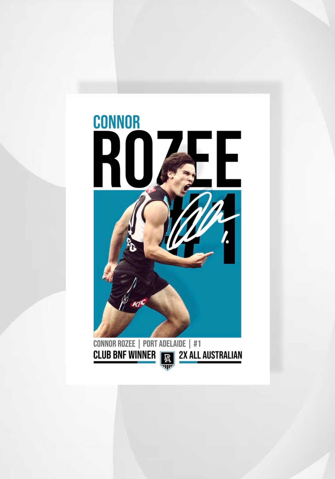 Connor Rozee | Port Adelaide AFL Poster