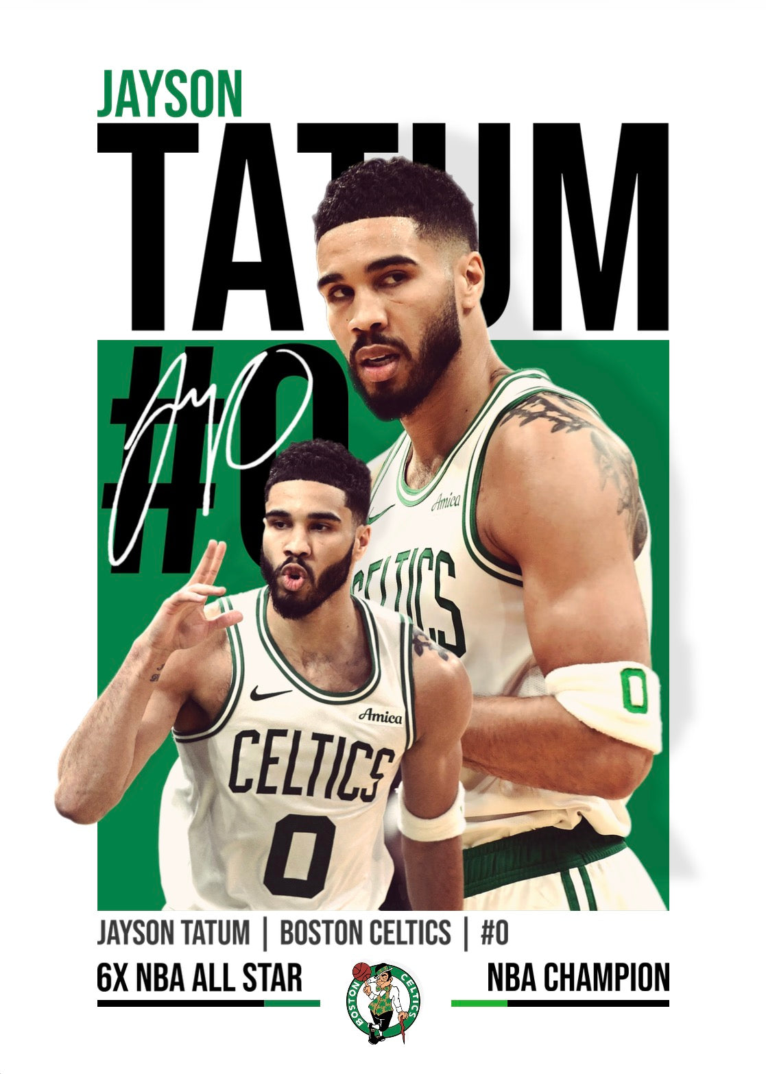 Jayson Tatum Poster (Digital)