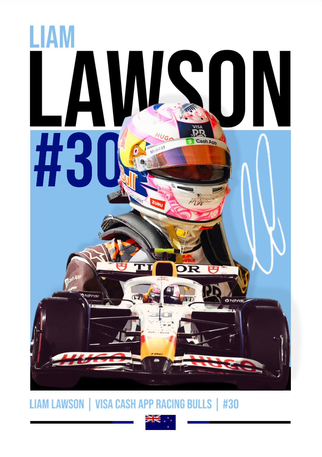 Liam Lawson Poster (Digital)