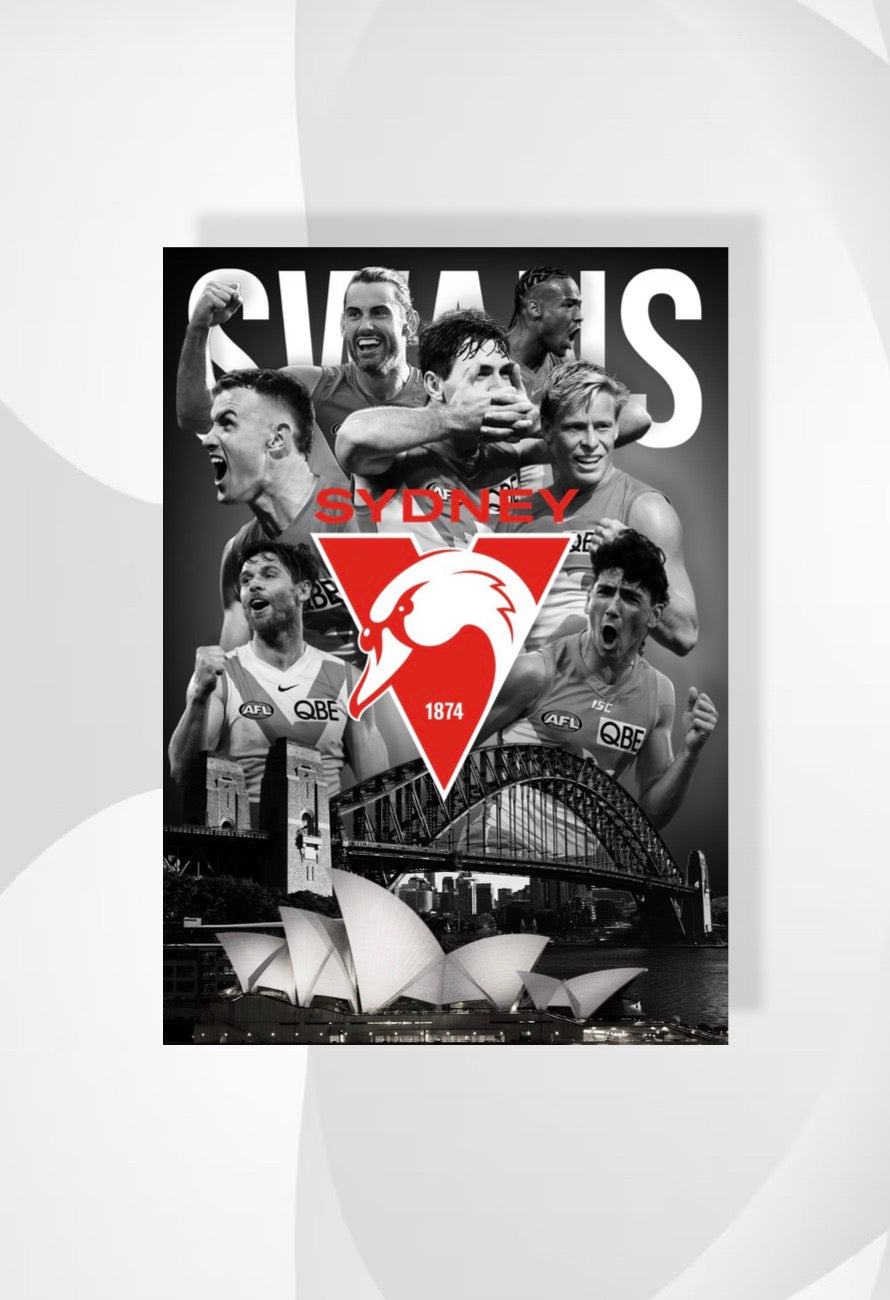 2026 Sydney Swans | AFL Team Poster