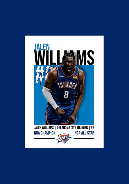 Jalen Williams | Oklahoma City Thunder NBA Poster