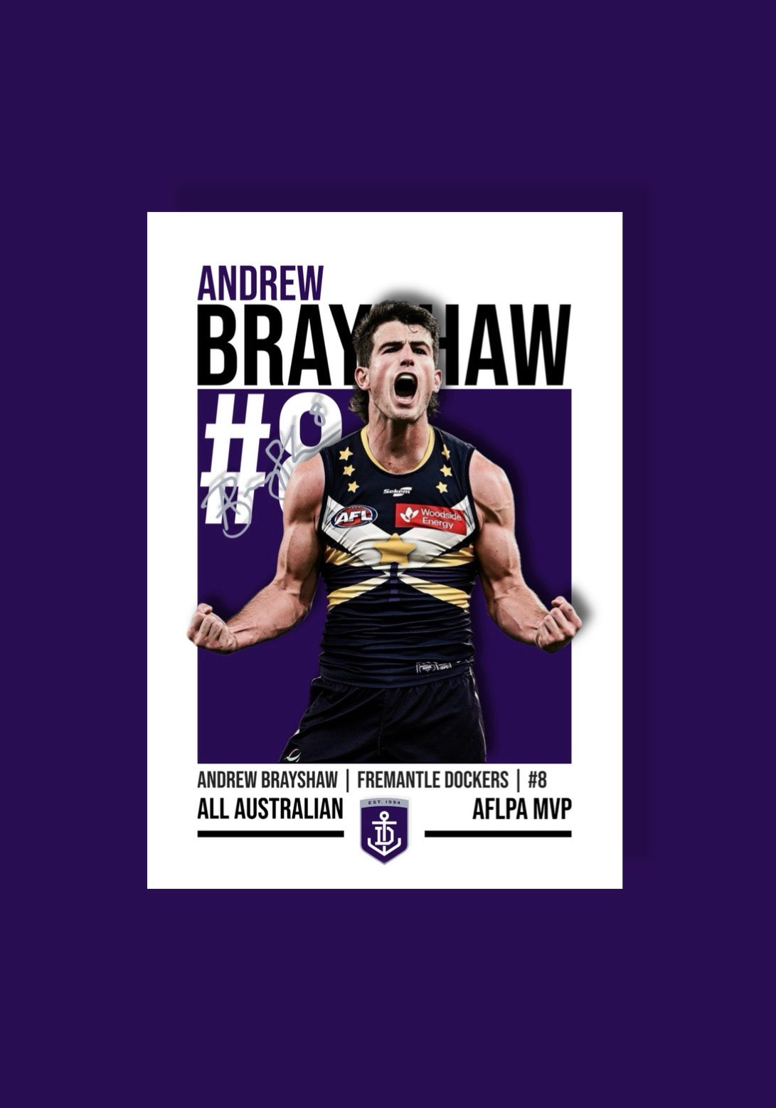 Andrew Brayshaw | Fremantle AFL Poster