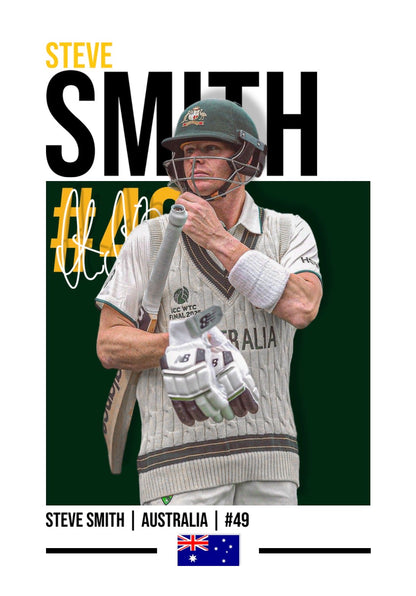 Steve Smith | Australia Cricket Poster