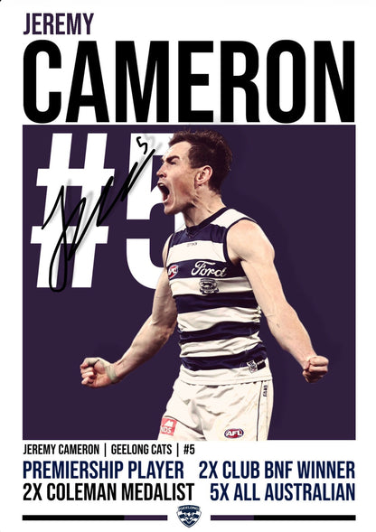 Jeremy Cameron Poster
