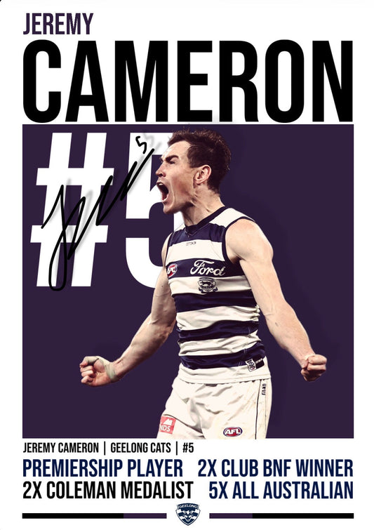 Jeremy Cameron Poster