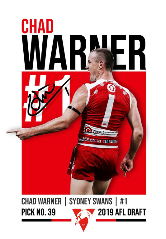 Chad Warner | Sydney Swans AFL Poster
