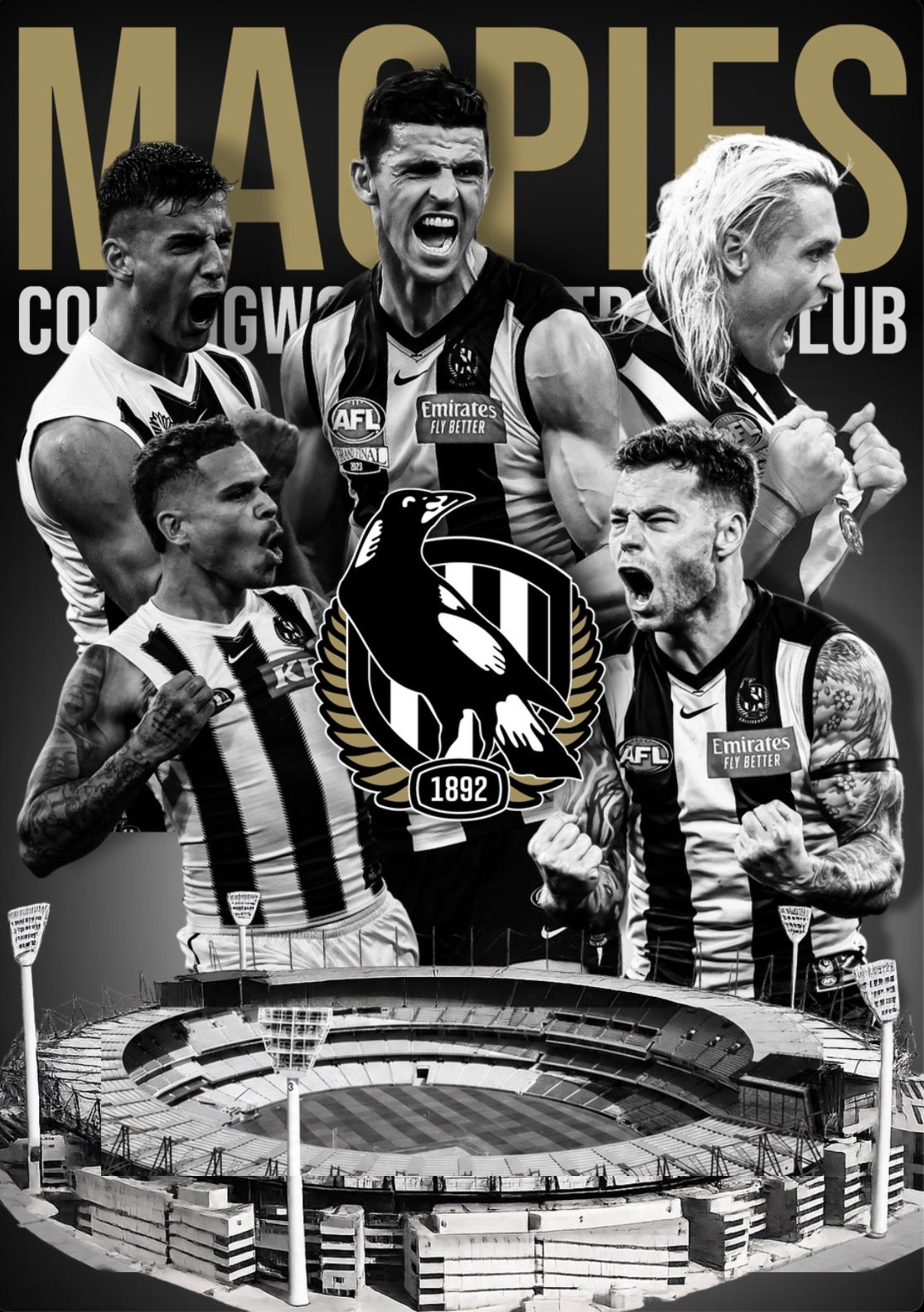 2026 Collingwood | AFL Team Poster