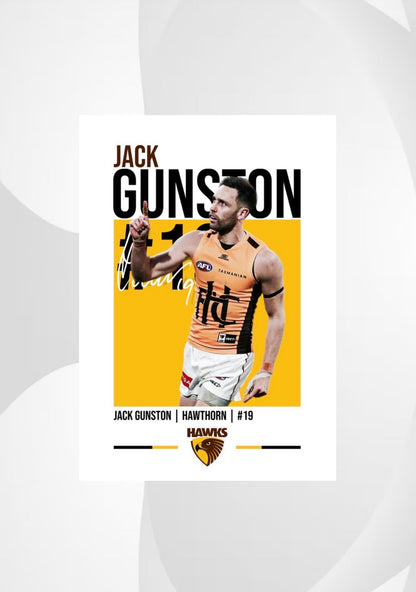 Jack Gunston | Hawthorn AFL Poster
