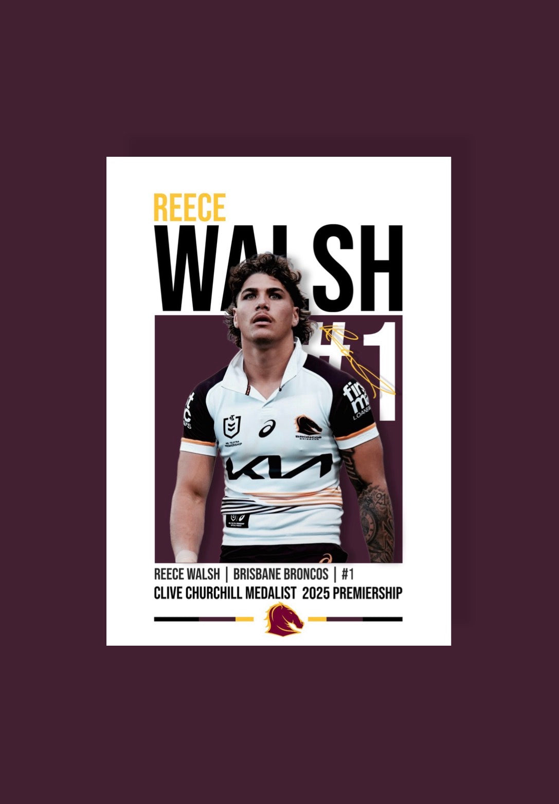Reece Walsh Poster