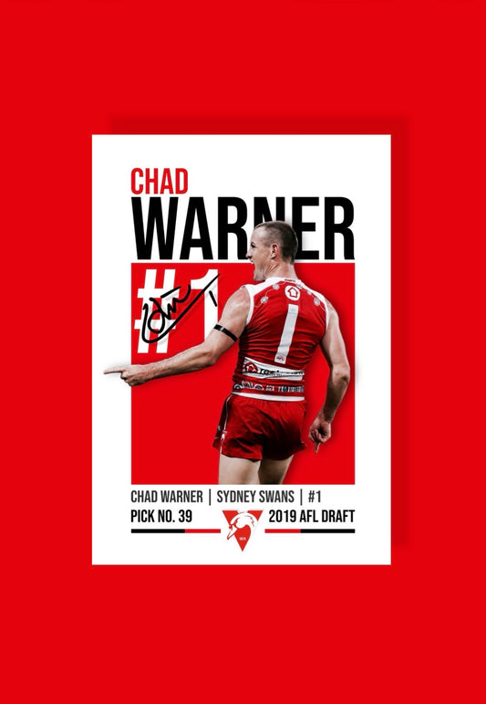 Chad Warner | Sydney Swans AFL Poster