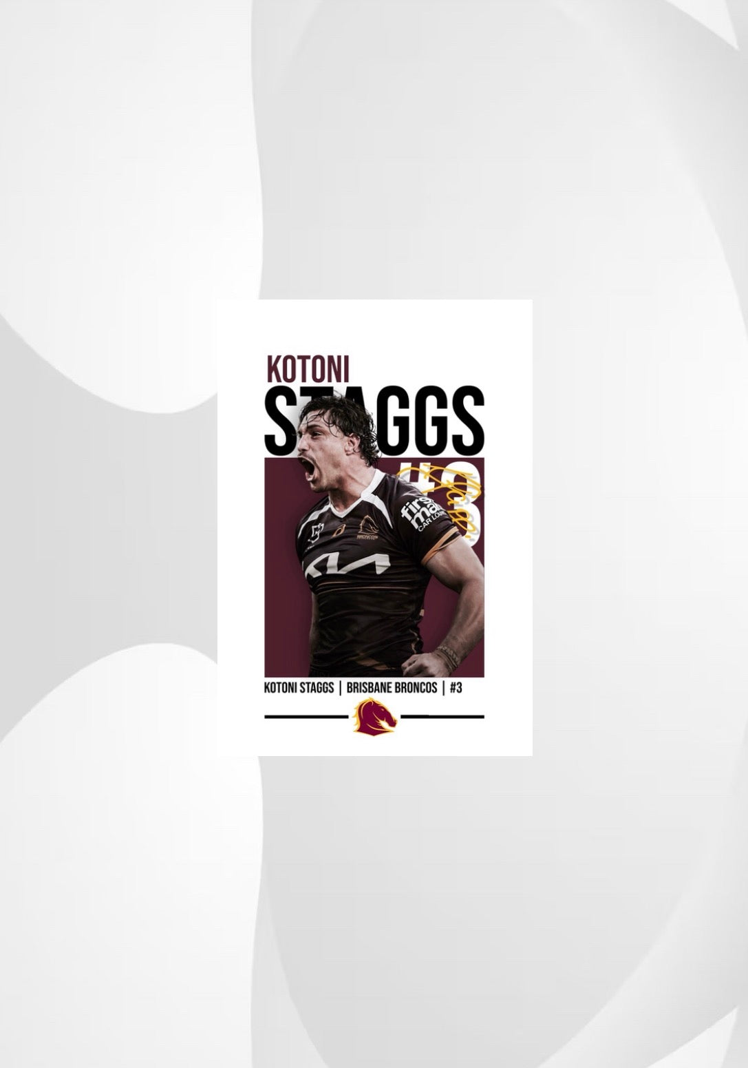 Kotoni Staggs Poster