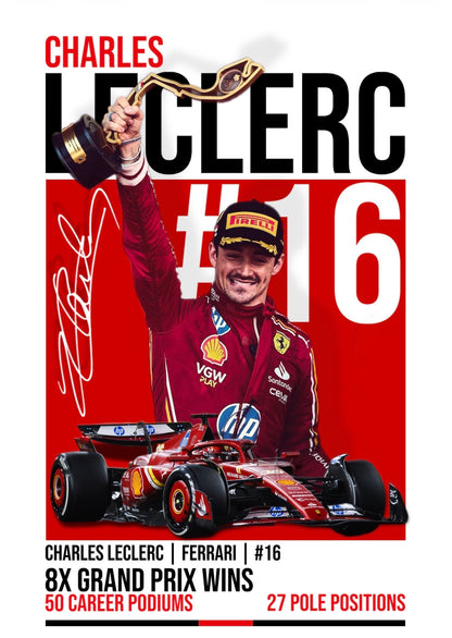 Charles Leclerc Poster