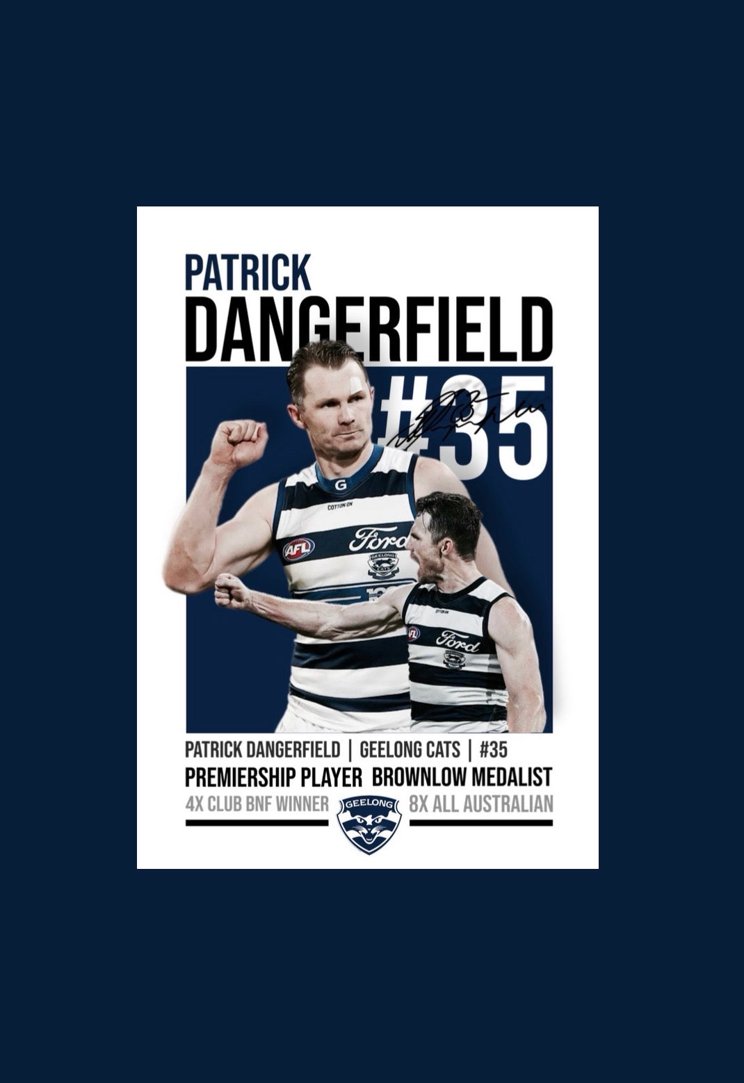 Patrick Dangerfield Poster