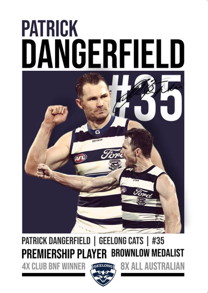 Geelong Bundle | Cameron, Holmes, Dangerfield AFL Poster Value Pack