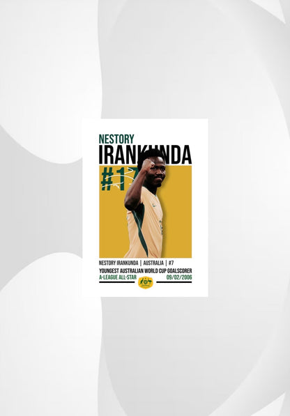 Nestory Irankunda | Australia Football Poster