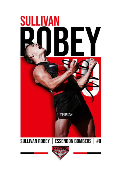 Sullivan Robey | Essendon AFL Poster