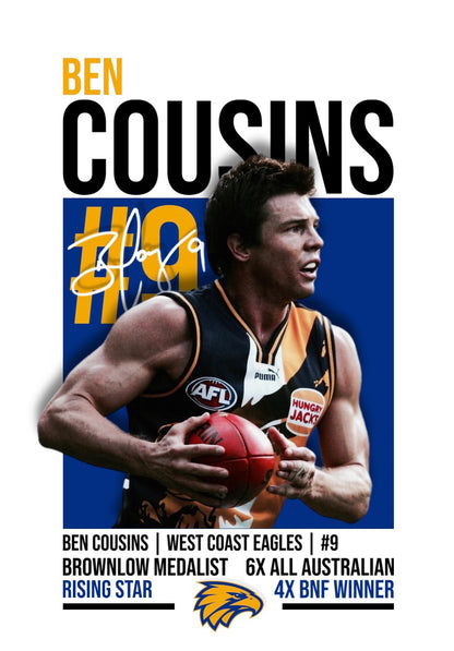 Ben Cousins | West Coast AFL Poster