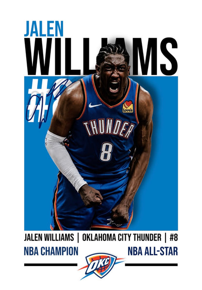 Jalen Williams | Oklahoma City Thunder NBA Poster