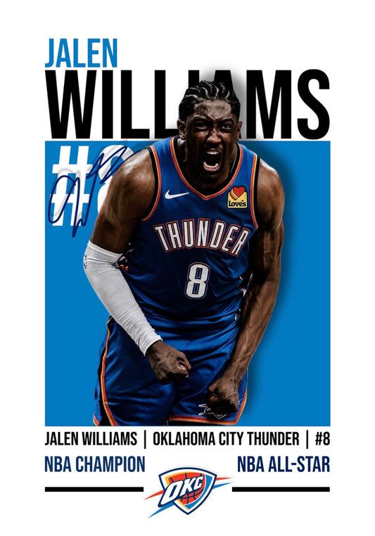 Jalen Williams | Oklahoma City Thunder NBA Poster
