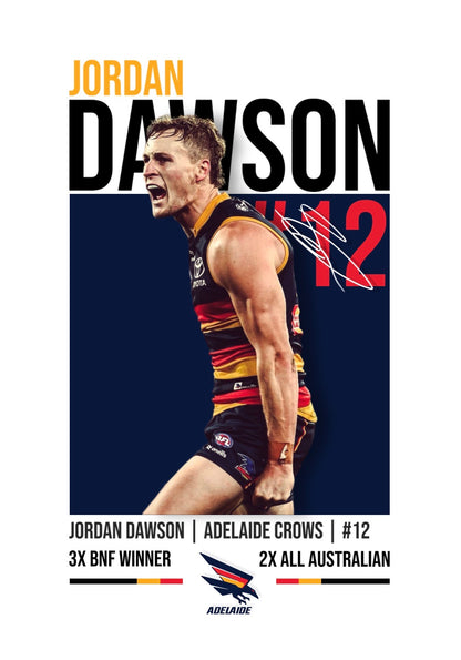 Adelaide Bundle | Dawson, Thilthorpe, Rankine, Rachele AFL Poster Value Pack