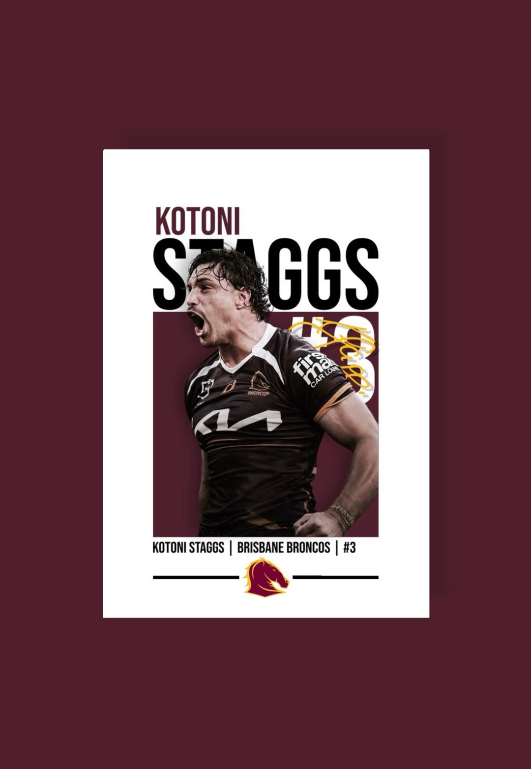 Kotoni Staggs Poster