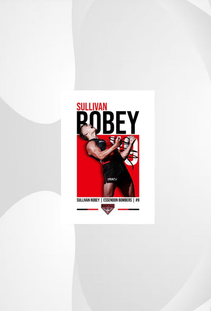 Sullivan Robey | Essendon AFL Poster