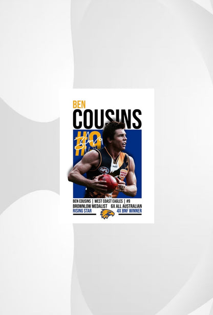 Ben Cousins | West Coast AFL Poster