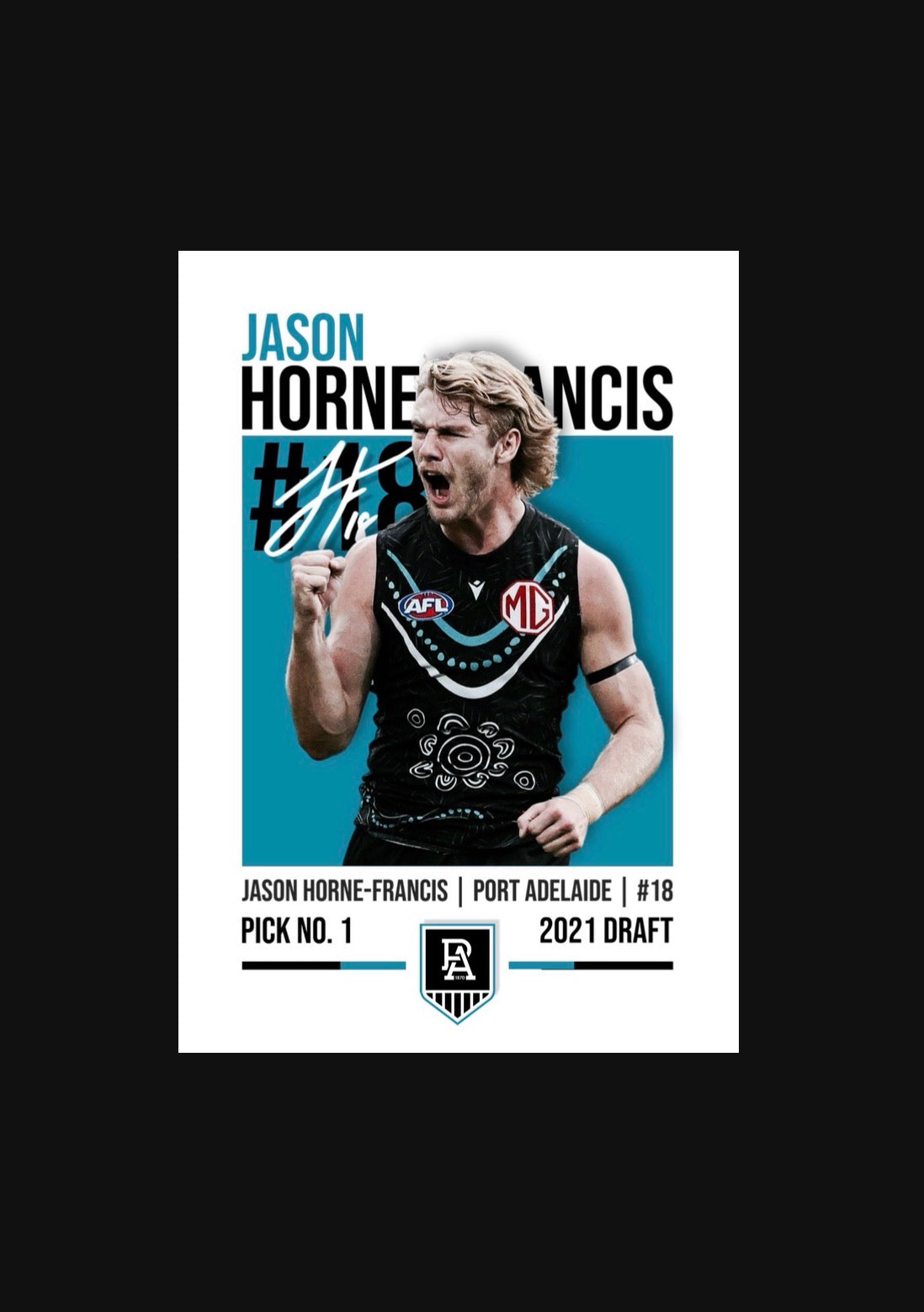 Jason Horne-Francis | Port Adelaide AFL Poster