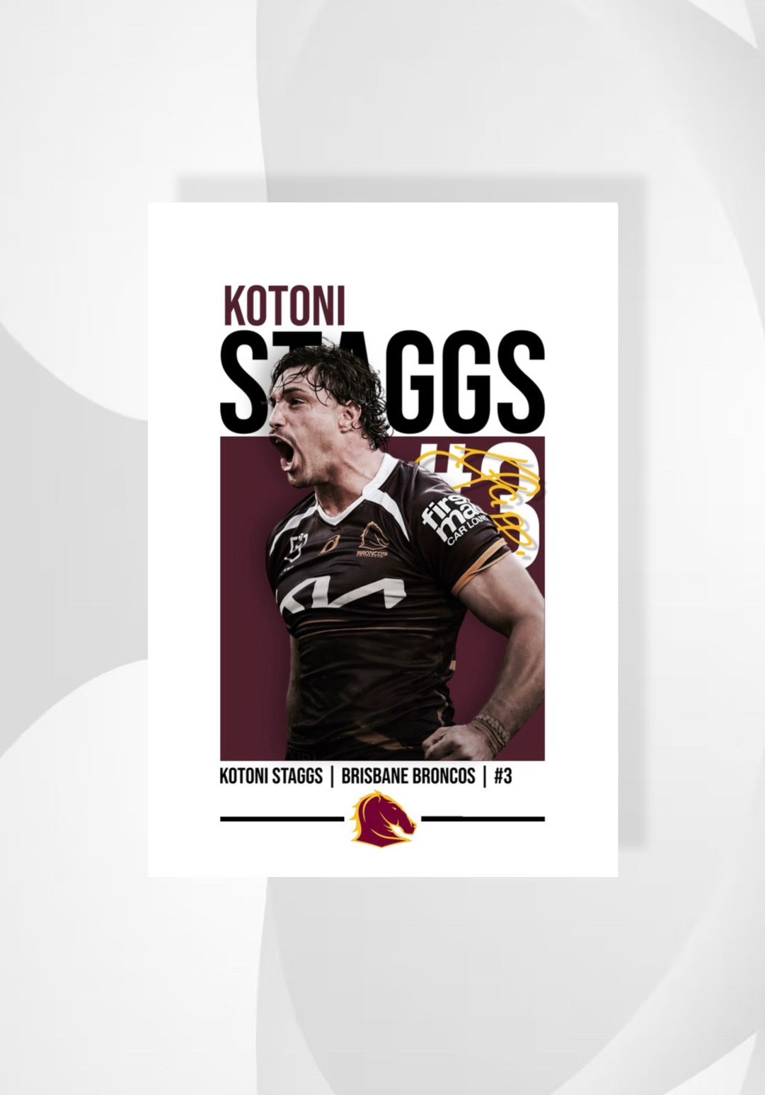 Kotoni Staggs Poster