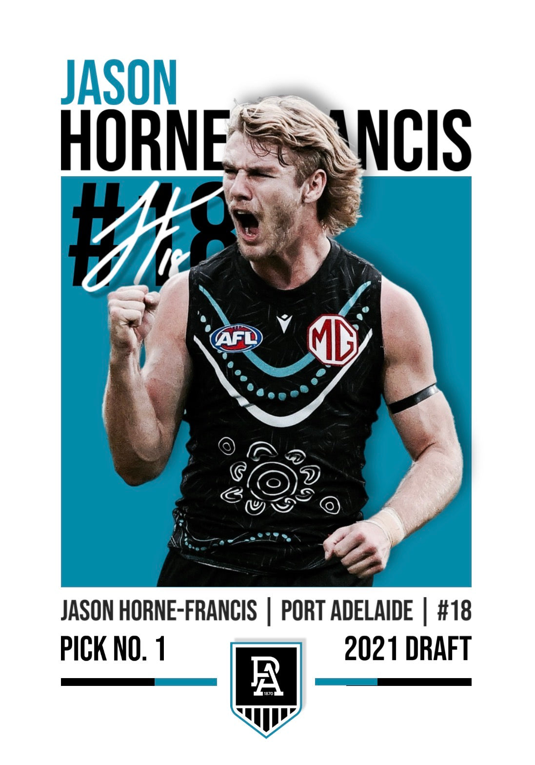 Jason Horne-Francis | Port Adelaide AFL Poster