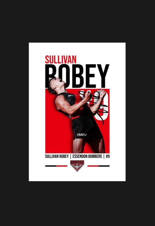 Sullivan Robey | Essendon AFL Poster