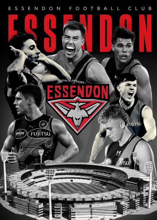2026 Essendon | AFL Team Poster