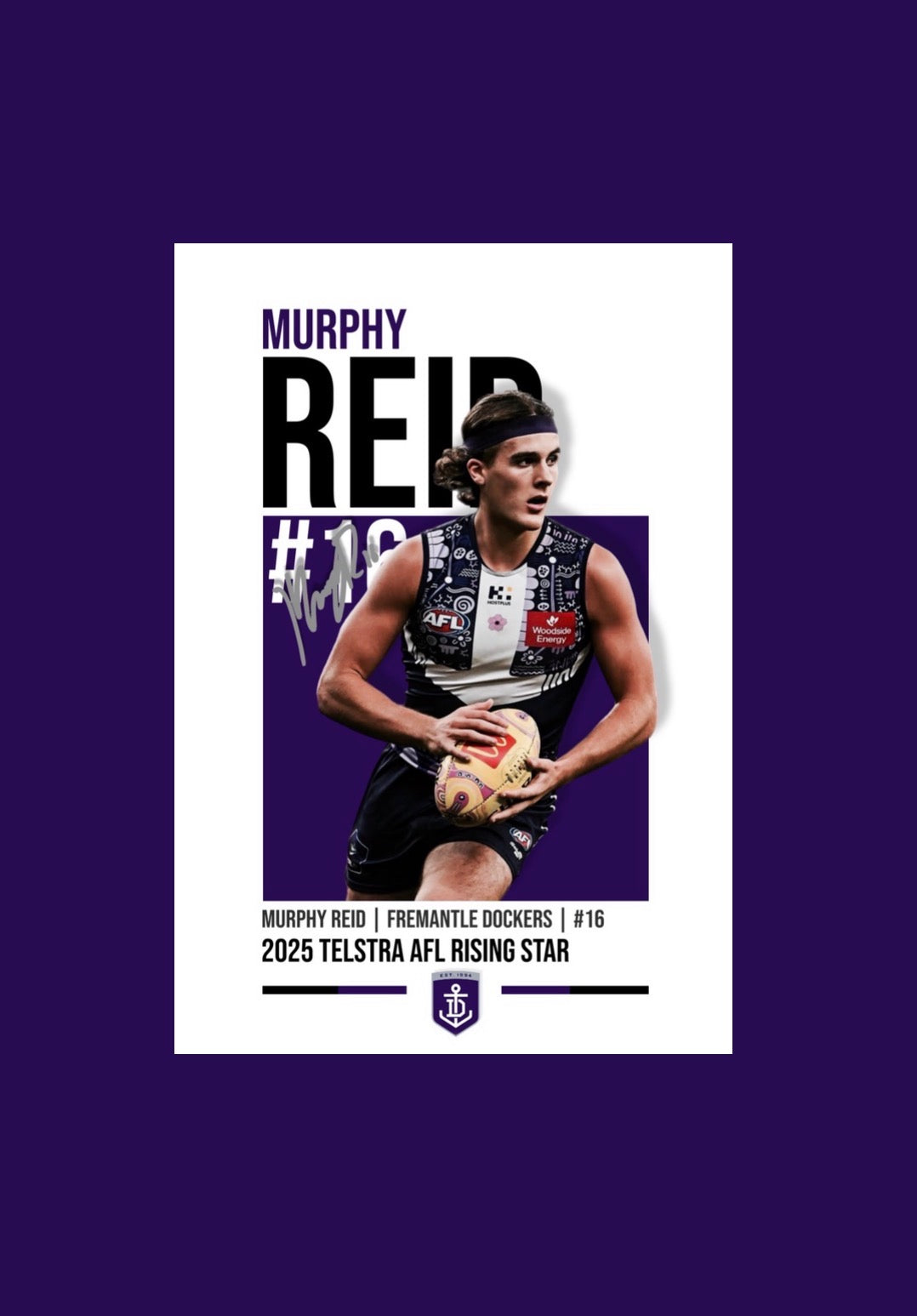 Murphy Reid | Fremantle AFL Poster