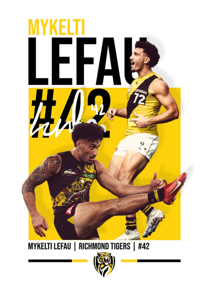 Richmond Bundle | Dusty, Lalor, Lefau, Taranto AFL Poster Value Pack
