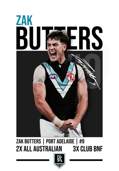 Zak Butters | Port Adelaide AFL Poster