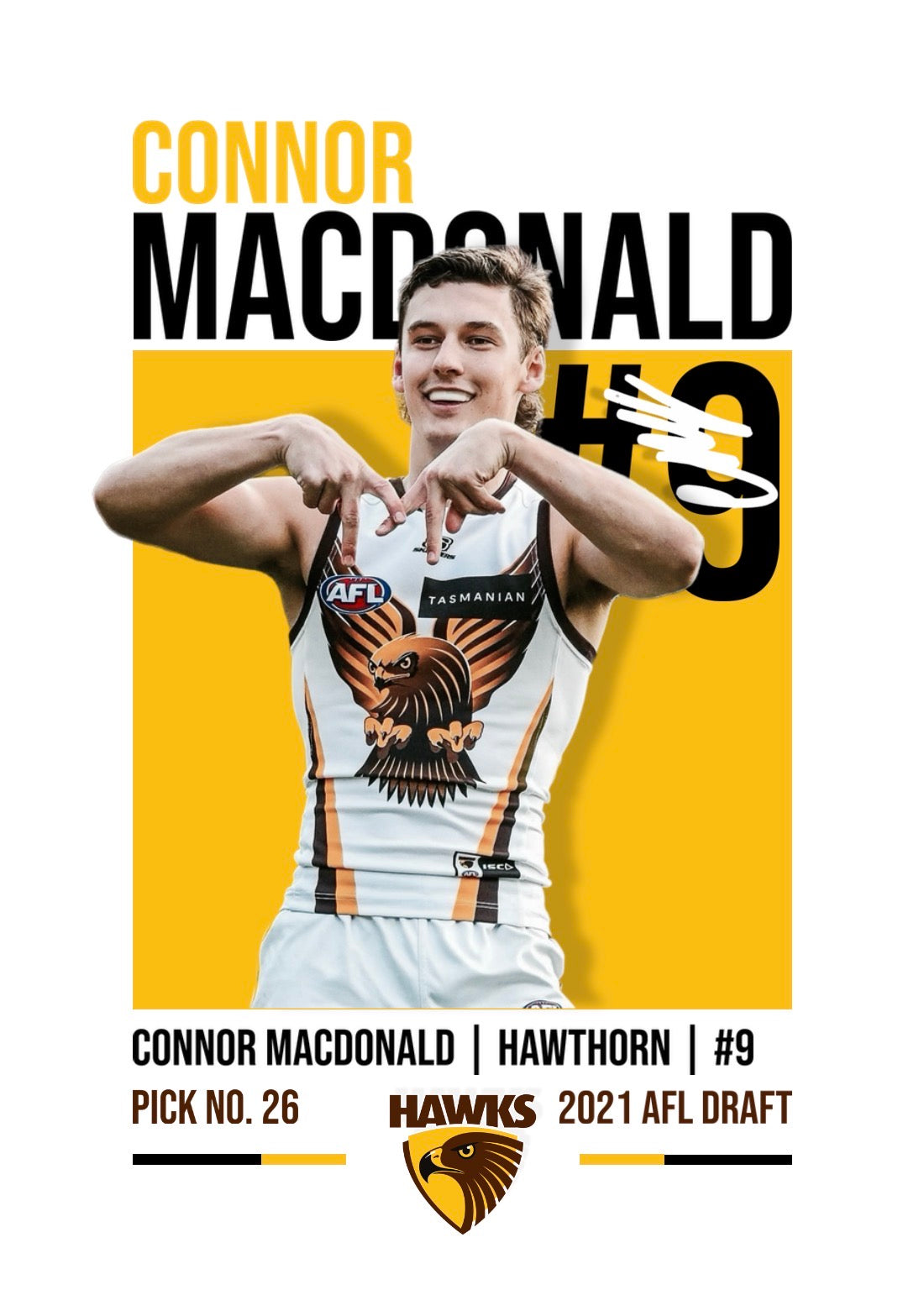 Hawthorn Bundle | Newcombe, Watson, Macdonald AFL Poster Value Pack