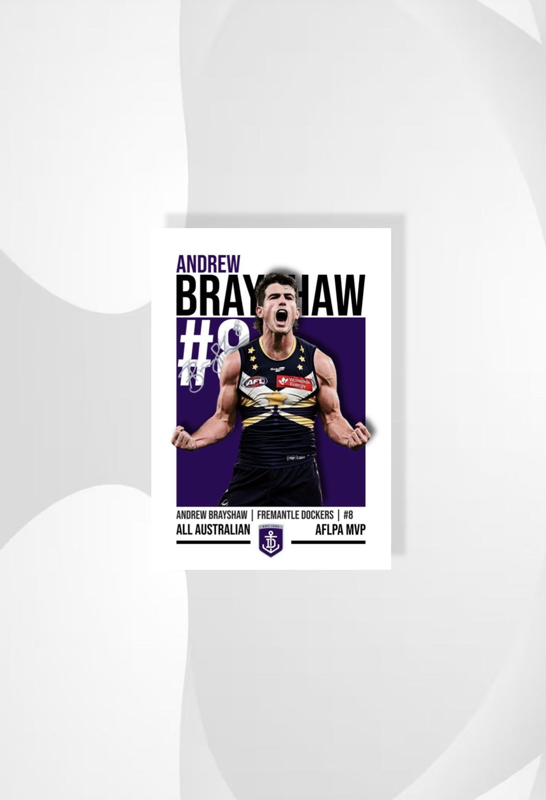 Andrew Brayshaw | Fremantle AFL Poster