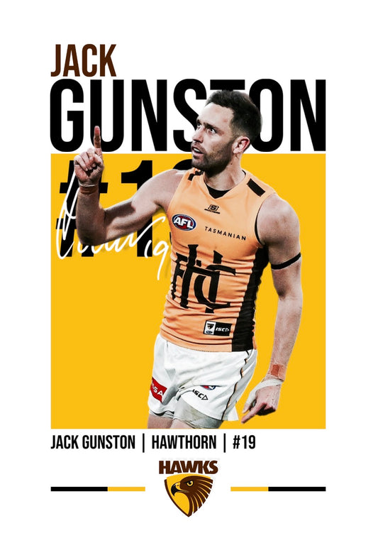 Jack Gunston | Hawthorn AFL Poster