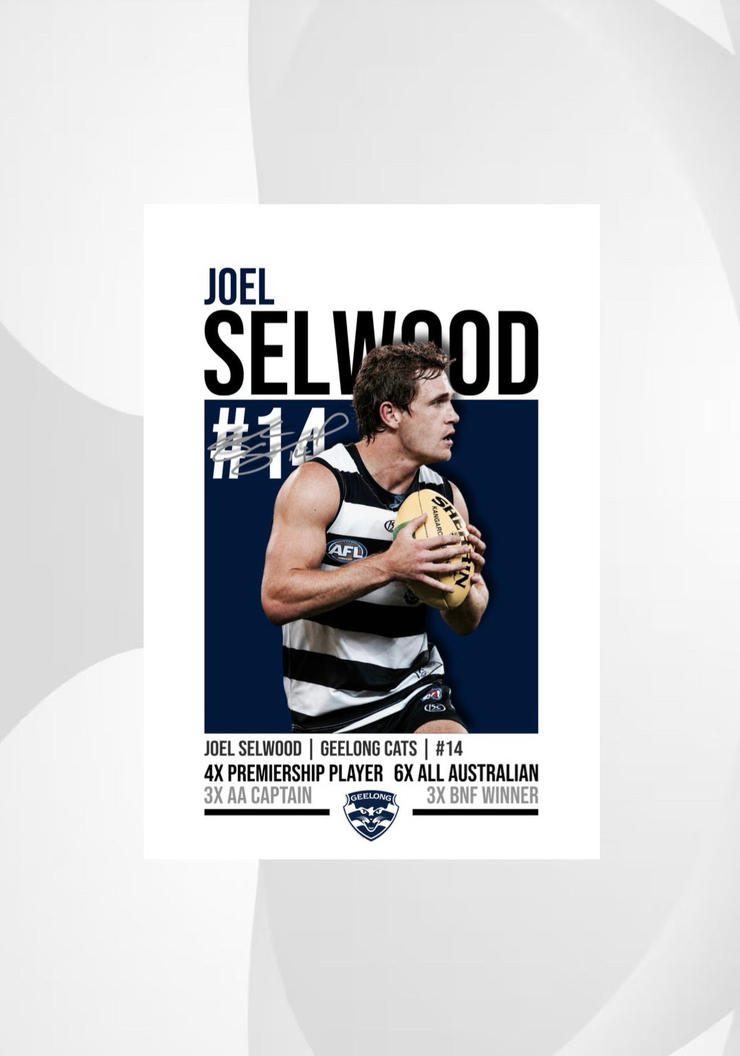Joel Selwood | Geelong AFL Poster