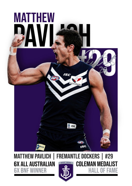 Matthew Pavlich | Fremantle AFL Poster