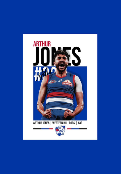 Arthur Jones | Western Bulldogs AFL Poster