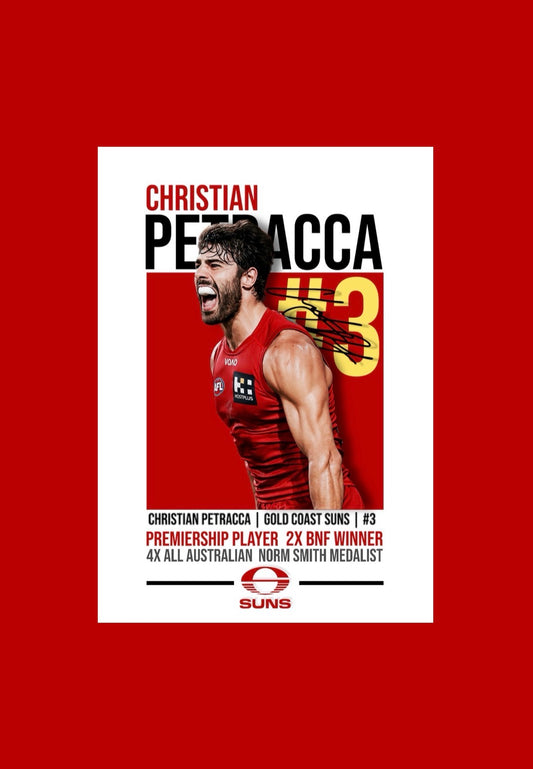 Christian Petracca | Gold Coast AFL Poster