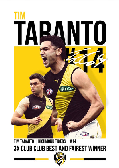 Richmond Bundle | Dusty, Lalor, Lefau, Taranto AFL Poster Value Pack